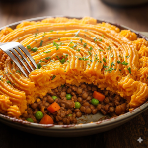 Spiced Lentil Shepherd's Pie